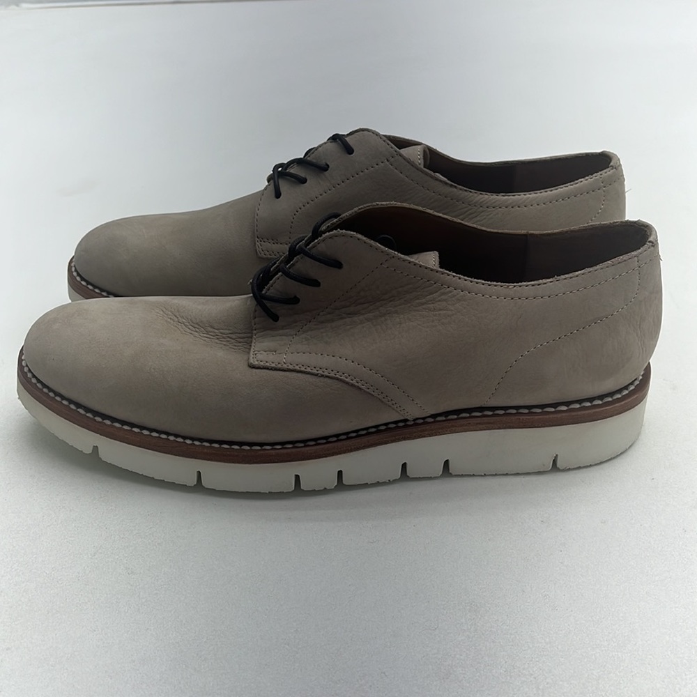 NEW Ariat Bartlett Nubuck Leather Lace Up Derby Loafer Rubber Vibram Sole 10 D - Picture 3 of 10